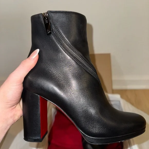 Christian Louboutin black Birgitta 100 calf - Picture 10 of 16